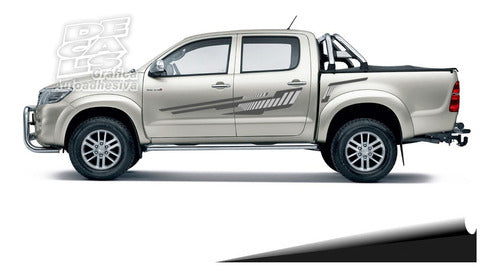 Calco Toyota Hilux Srx Adaptación 2005 - 2015 Juego 2