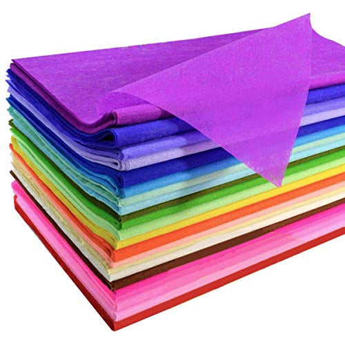 120 Hojas De Papel De Seda De Colores Para Envolver A Granel 0