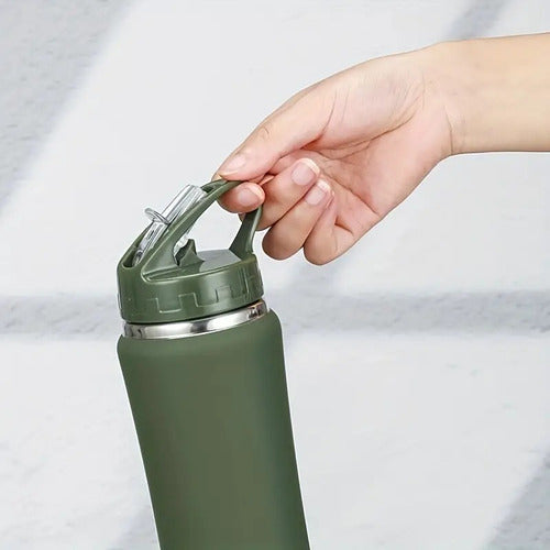 750ml Sport Thermal Sports Bottle Cold Hot Stainless Steel 85