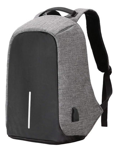 Genérica Minimalist Executive Laptop Backpack with USB Port 0