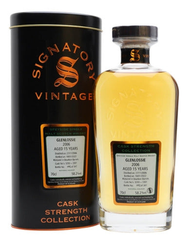 Whisky Signatory Vintage Glenlossie 2006 15 Años 0