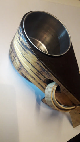 Handmade Nordic Insulated Wooden-Steel 250cc Mug 9