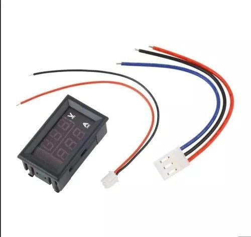 Kit Voltímetro Amperímetro 0-100v 0-10a (2x) 6