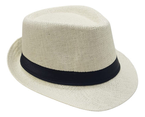 Panama Hat Beach Pool Summer Sun Hat Unisex 4