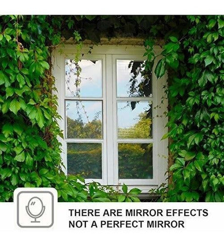 Wpctev Mirror Film for Windows Roll 60cm X 10mt Silver 1