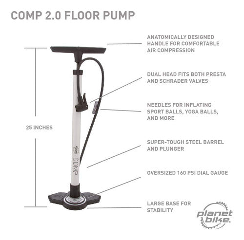 Bomba Pb Floor Comp Wh 4