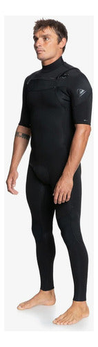 Quiksilver Springsuit De Manga Corta Con Cremallera En El P 1