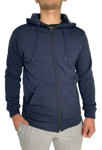 Markiel Hooded Jacket with Sherpa Lining for Men 7