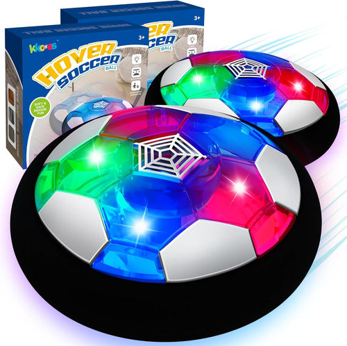 Kkones Hover Soccer Ball with LED Lights Pack of 2 Pieces 0