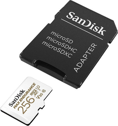SanDisk MicroSDXC Max Endurance 256GB with Adapter 3
