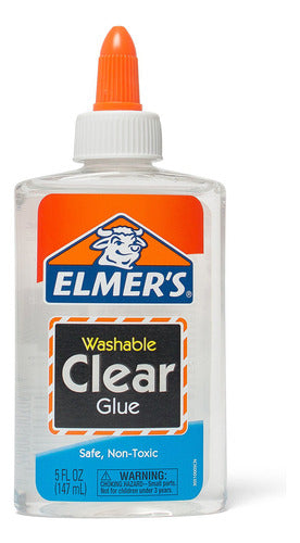 Pegamento De La Escuela Liquida De Elmers Transparente Lavab 2