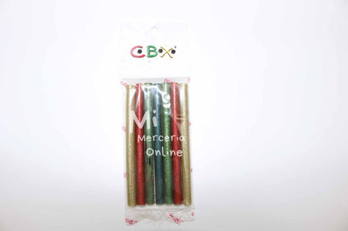 CBX Glitter Silicone Sticks - 7 Units 1