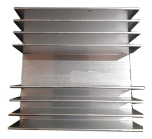 6063 Aluminum Heat Sink 100W Grow High Power 10.5 x 10.5 x 3.7 1