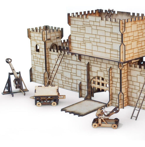 El Rey Del Fibro Medieval Stronghold Castle + All Flex Accessories 3