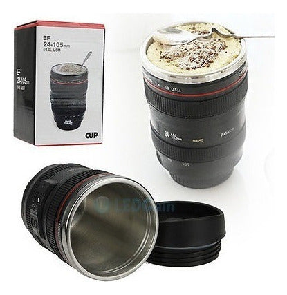 24-105mm Lente De La Cámara Termo Taza Té Agua Del Trazador 5