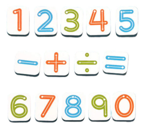 Numeros Imantados Magneticos Signos Matematicos 60 Fichas 1