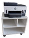 Printer Table with 2 Shelves Wheels / Brakes 18mm Melamine 0