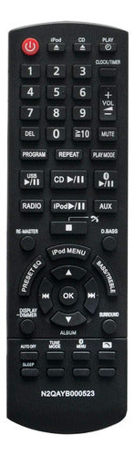 Control Remoto Para Panasonic Stereo System Sc-hc40 1