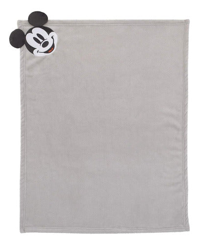 Disney Mickey Mouse Super Soft Corner Applique Baby Blanket 1