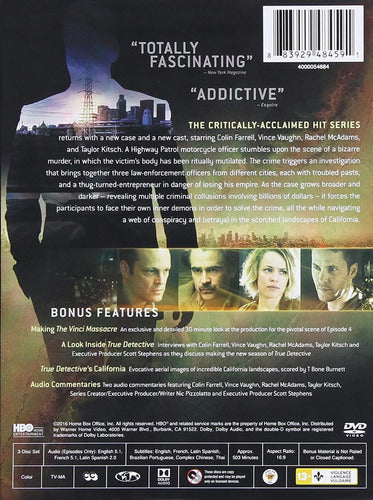 True Detective - Temporada 2 En Dvd Original 1