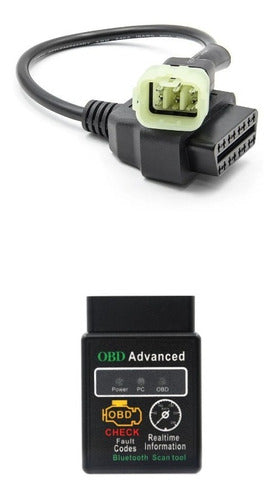 Hero Motorcycle Scanner Kit: OBD Adapter + Scanner 0