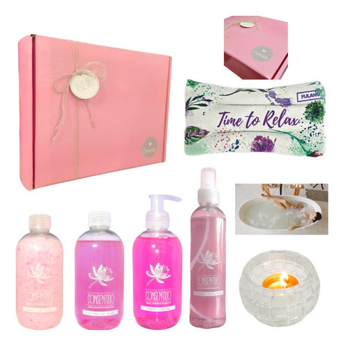 Zen Roses Spa Relaxation Gift Set - Happy Day - Set Kit Caja Regalo Mujer Zen Rosas Spa Relax N17 Feliz Día