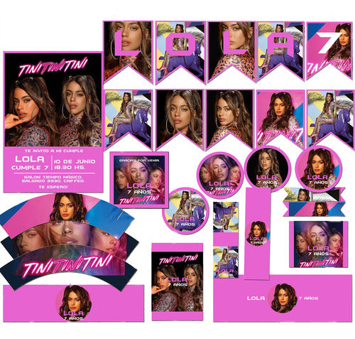 Kit Imprimible Tini Textos Editables 0