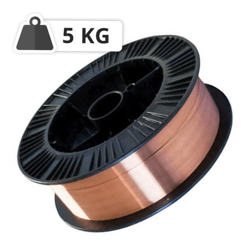 Dogo Solid Copper Coated Wire for Welding ER 70S-6 0.9 mm x 5 kg 4