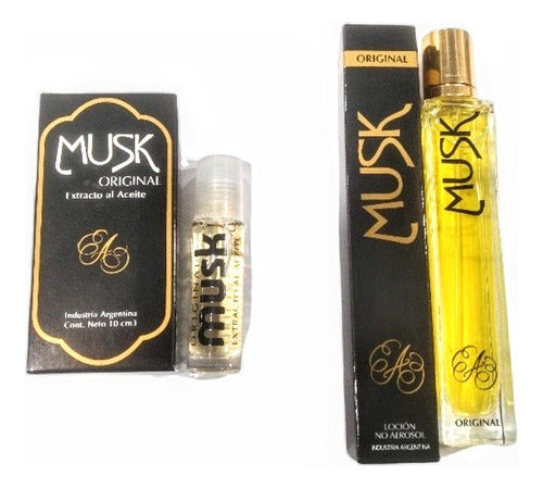 Musk Combo Loción Musk De Anbar Spray + Extracto Al Aceite Bolill 0