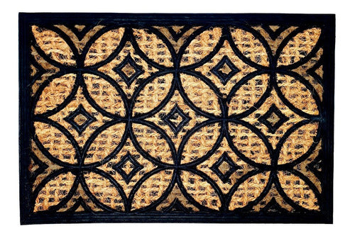 Buenos Aires Bazar Entry Coir Doormat with Rubber Backing 33