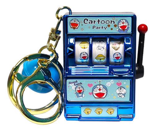 Premium Doraemon Slot Machine Keychain 2