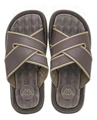 Kappa Logo Tareto Brown Men's Slide Sandals 2