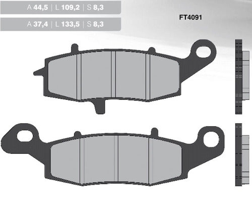 Brenta Front Brake Pads for Suzuki V-Strom 650/1000 3