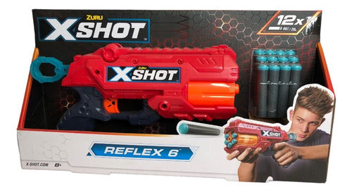 Xshot Reflex 6 Toy Blaster with 12 Darts 0