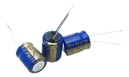 Lelon 10 X 56UF 56MFD 25V 10X13MM Solid Aluminum Electrolytic Capacitors 0