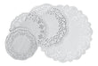 Aries Round Paper Doilies 28 cm x 100 pcs White 0