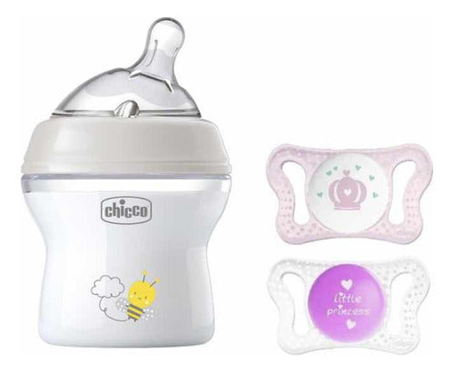 Chicco Natural Feeling Newborn Set - Bottle + Pacifier 5