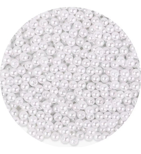 MILANA.UY Plastic Pearls Beads for Bijou Bracelets | 10 Grams Bag 5