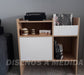 Vinyl Record Player and Albums Table Furniture with Shelf In Stock 34