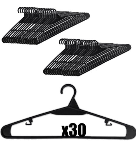 Generic Combo 30 Plastic Hangers for Children's Wardrobe 0