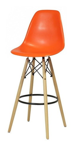 Tushop Taburete Eames Amarillo - Silla Butaca Alta - Varios Colores 1