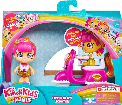 Kindi Kids Minis Doll with Vehicle Lippy Lulu 5