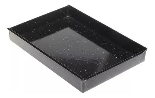 Professional Lightweight Vitrified Enamel Gastronomic Pack of Sheet Pans 2