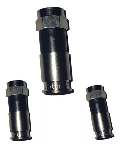 PPC RG6 Snap Compression Coaxial Connectors x 50u 1