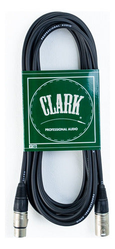 Clark XLR Canon Microphone Cable Neutrik 10 Meters 0