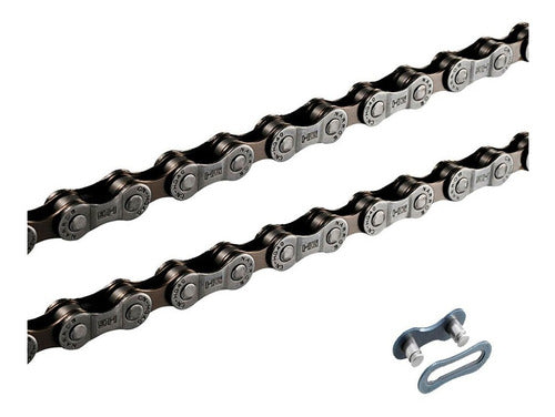 Shimano HG40 6/7/8-Speed 116L Bike Chain with Quick Link 0