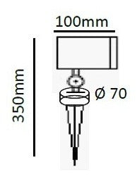 KOL-OR Iluminacion Jardin Draco Exterior Con Led Incluido 3