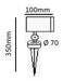 KOL-OR Iluminacion Jardin Draco Exterior Con Led Incluido 3