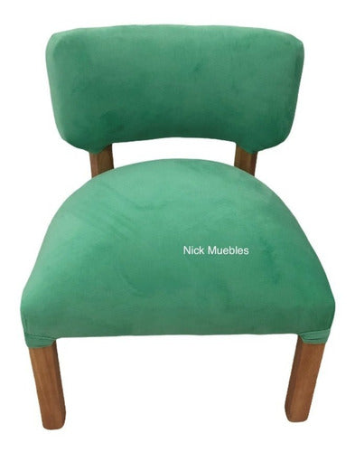 Nick Muebles Silla Matera Poltrona Vestidas En Pana Premium! 3