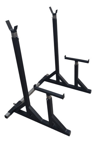 Cattani Fitness Rack Soporte Sentadillas Gym Gimnasio Reforzado 1